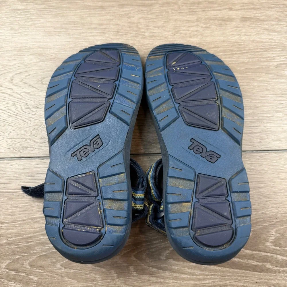 Teva Kids Hurricane XLT2 Sport Sandals Geometric Blue Yellow Size 4 Kids
